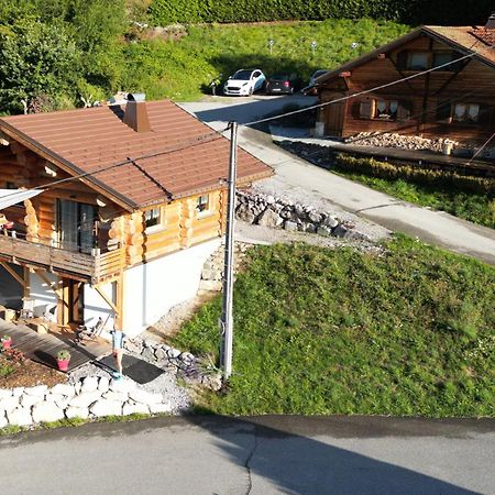 Chalet Anzac Chalet 5 Etoiles En Rondins Tout Neuf Unique Dans Les Aravis Les Villards-sur-Thones Exterior photo
