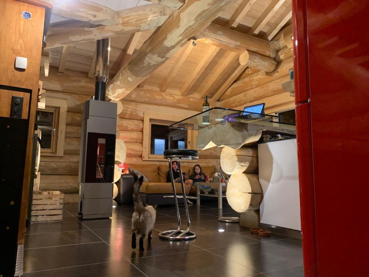Chalet Anzac Chalet 5 Etoiles En Rondins Tout Neuf Unique Dans Les Aravis Les Villards-sur-Thones Exterior photo