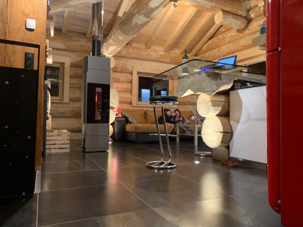 Chalet Anzac Chalet 5 Etoiles En Rondins Tout Neuf Unique Dans Les Aravis Les Villards-sur-Thones Exterior photo