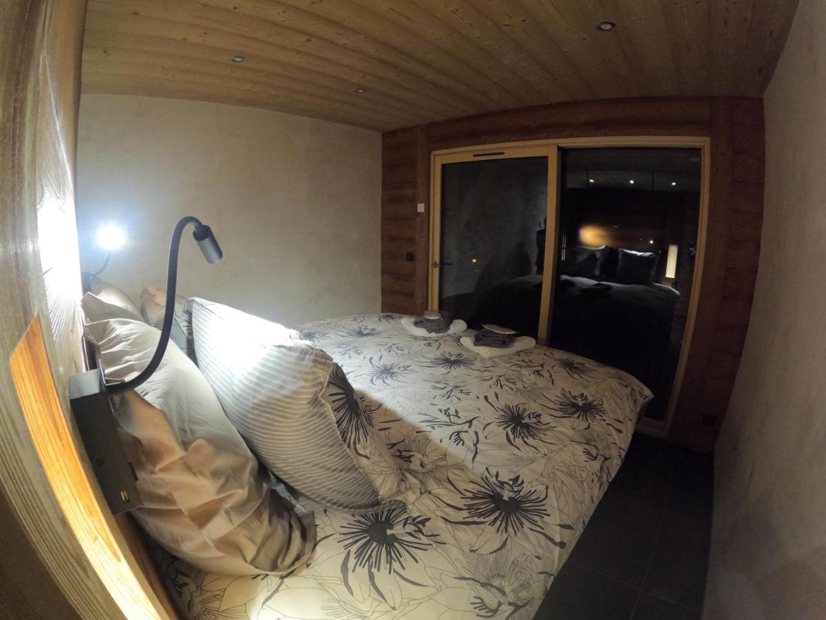 Chalet Anzac Chalet 5 Etoiles En Rondins Tout Neuf Unique Dans Les Aravis Les Villards-sur-Thones Exterior photo