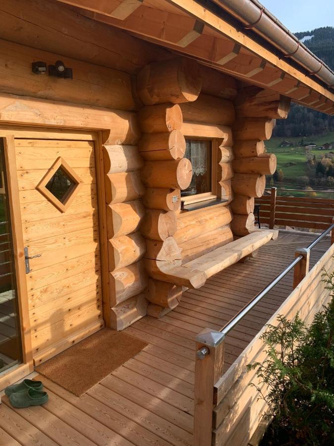 Chalet Anzac Chalet 5 Etoiles En Rondins Tout Neuf Unique Dans Les Aravis Les Villards-sur-Thones Exterior photo