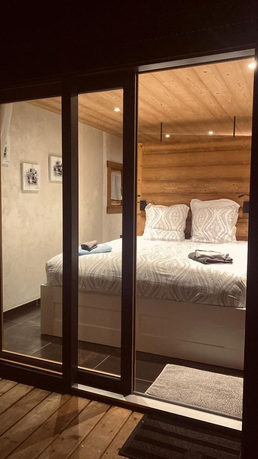 Chalet Anzac Chalet 5 Etoiles En Rondins Tout Neuf Unique Dans Les Aravis Les Villards-sur-Thones Exterior photo