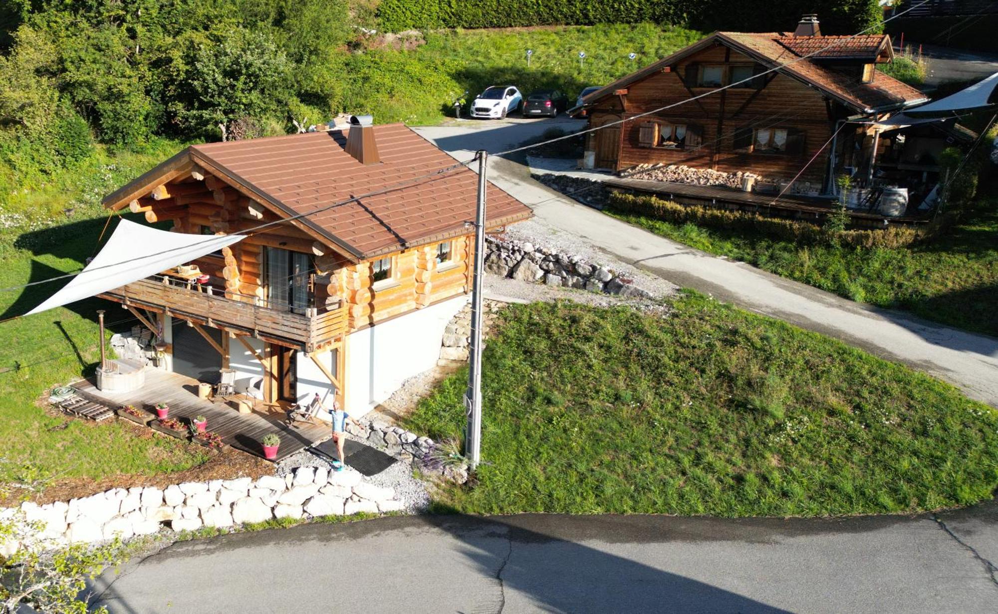 Chalet Anzac Chalet 5 Etoiles En Rondins Tout Neuf Unique Dans Les Aravis Les Villards-sur-Thones Exterior photo