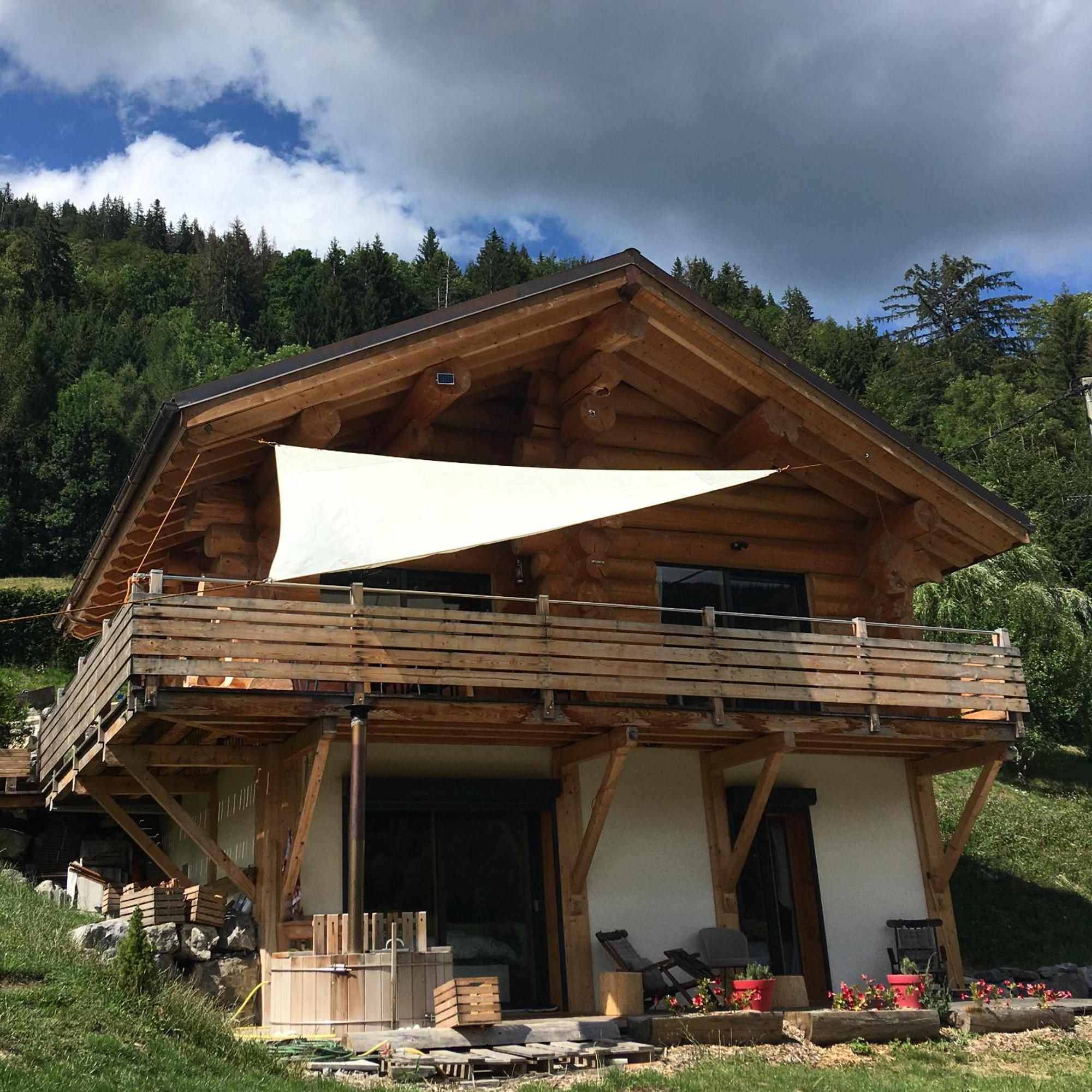 Chalet Anzac Chalet 5 Etoiles En Rondins Tout Neuf Unique Dans Les Aravis Les Villards-sur-Thones Exterior photo